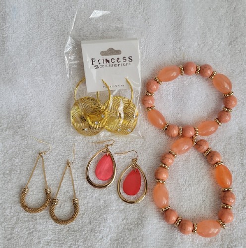 Gold coral jewelry - &,