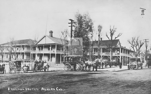 Freeman hotel horse wagons - freeman,