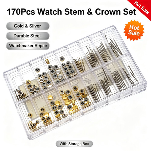 Mixed gold silver watch crown - mixed,