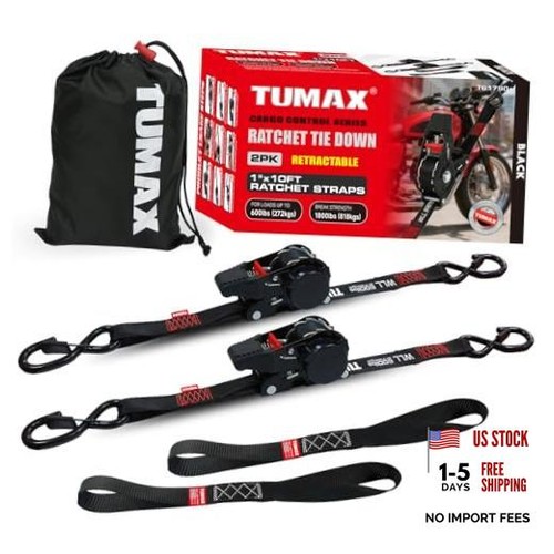 Retractable ratchet tie down - retractable,