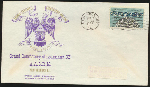 Louisiana masonic stamp club - masonic,