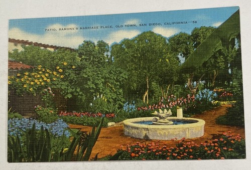 Vintage linen postcard - vintage,