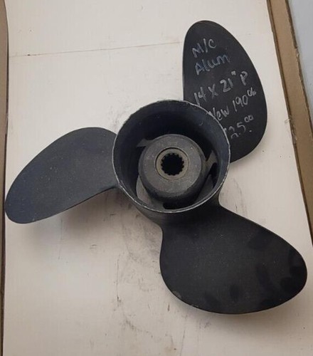 Mercury aluminum boat prop 14 - aluminum,