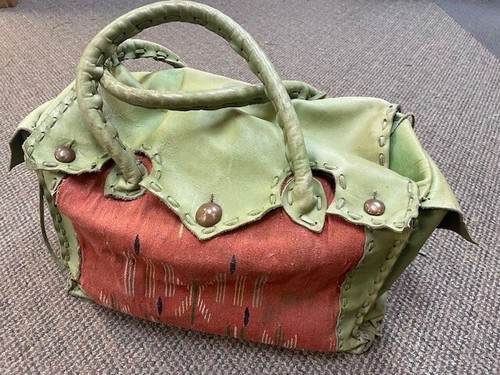 Firm leather duffel bag - firm,