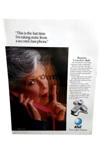 1987 home telephone - at&t,