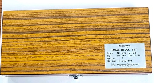Mitutoyo grade gage block - mitutoyo,