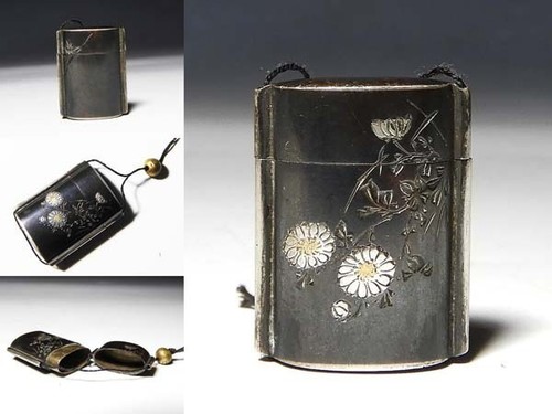 Edo japan antique silver small - japan,