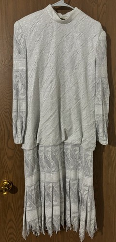 Damianou vintage silver dress - damianou,