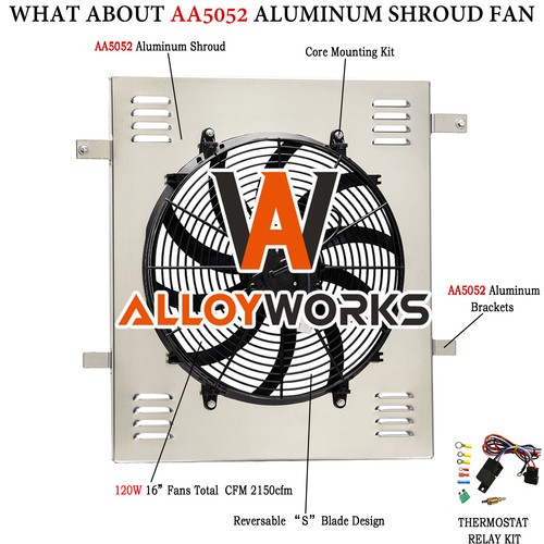 Aluminum shroud fan - shroud,