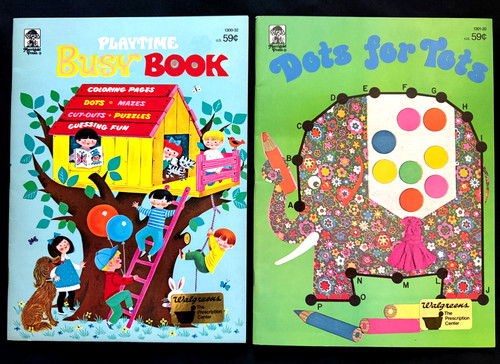 Lot vtg 1963 busy book - 2,