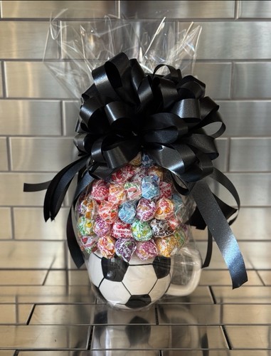 Ceramic soccer ball mug - ceramic,