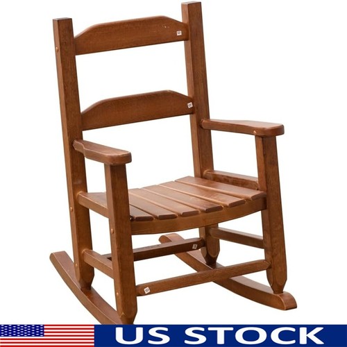 Kids wooden rocking chair - wooden,