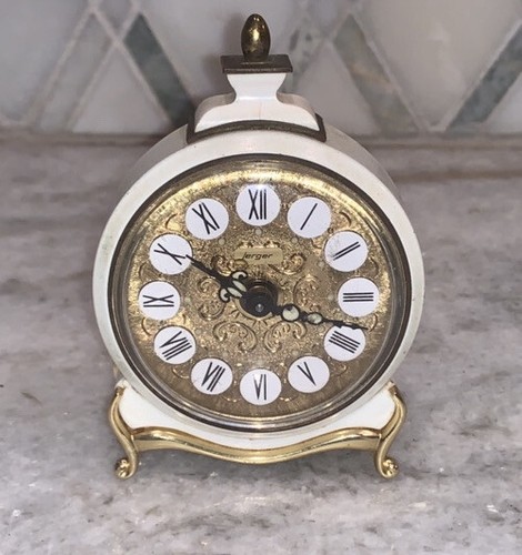 Vtg 1950s white - vtg, clock