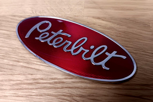 Peterbilt truck emblem chrome