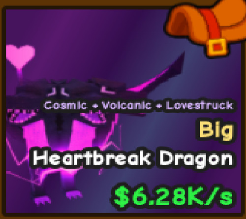 Big heartbreak dragon - heartbreak,
