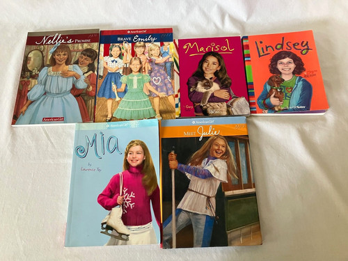 American girl doll book lot - american,