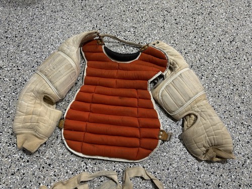 Vintage ice hockey goalie - ice,