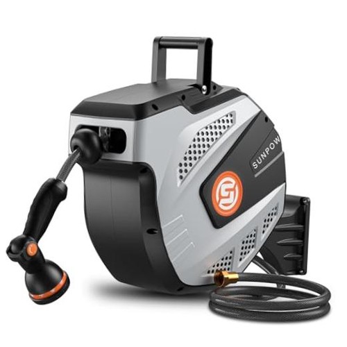 Retractable garden hose reel - garden,