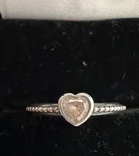 Pandora one love ring - love, pink