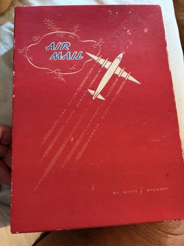 Vintage air mail stationary - air,