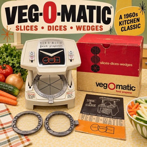 Vintage veg matic food - veg-o-matic,
