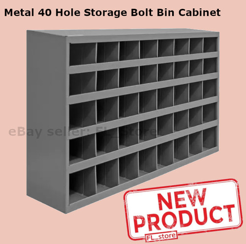 Metal hole storage bolt bin - hole,
