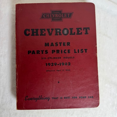 Vintage chevrolet master parts - vintage,