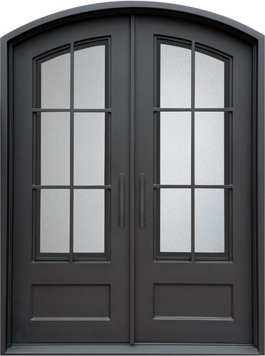 Wrought iron double entry - double,