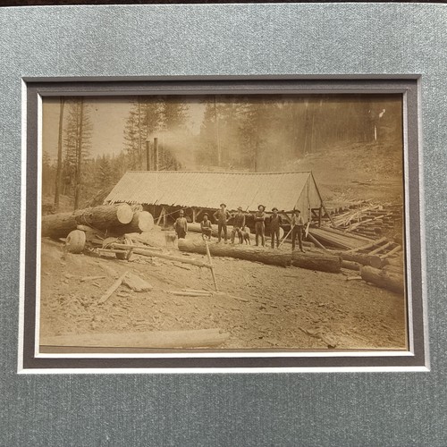 Antique photograph board - photograph, on