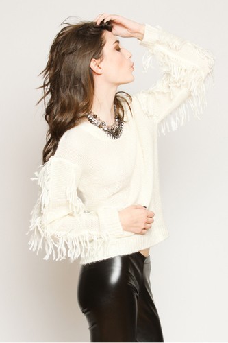 Line dot sweater - dot, m/l