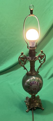 Vintage table lamp brass - vintage,