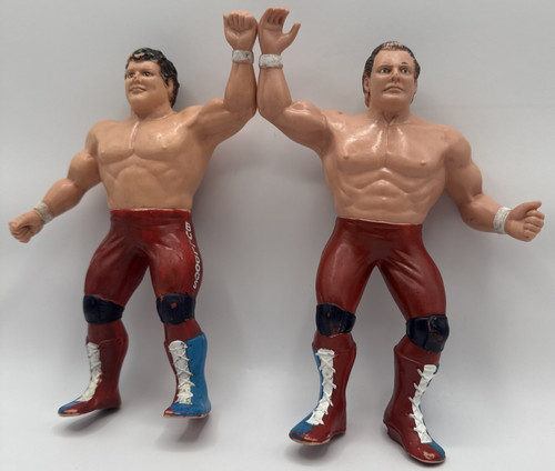 1986 ljn wwf british bulldogs - wwf,