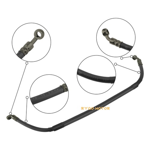 Rear brake hose line - rear,