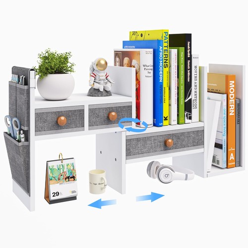 Adjustable desk shelves - adjustable,