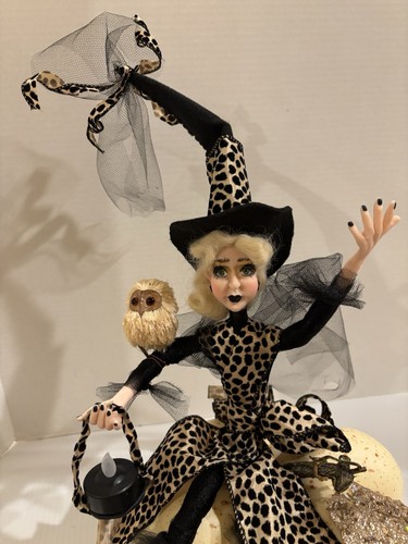 Ooak art doll witch - ,