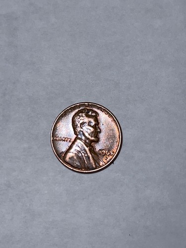 1968d mint mark error penny - mint,