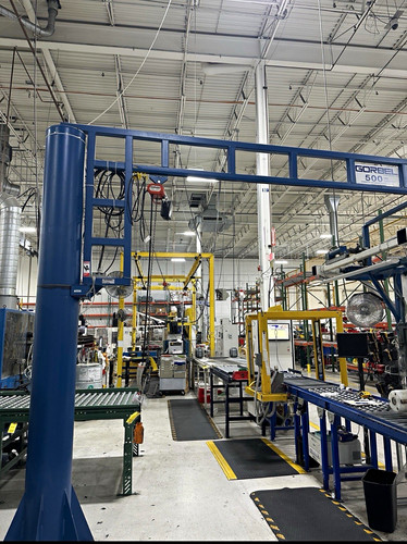Gorbel 500 post - gorbel, crane