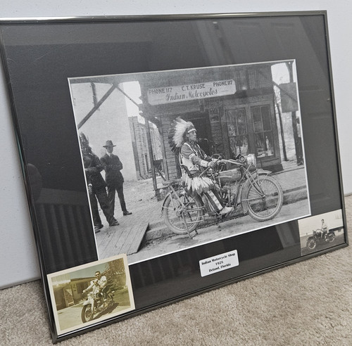 Vintage indian motorcycle - vintage,