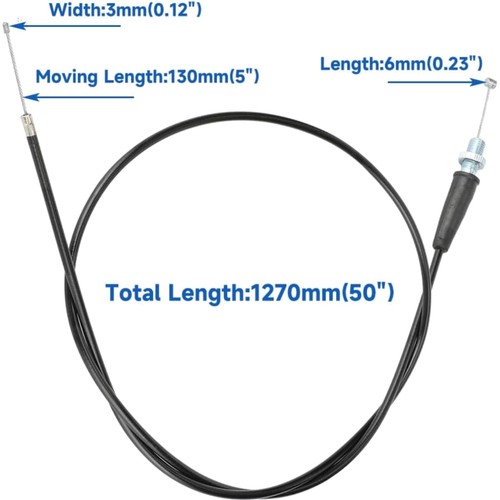 Inch throttle cable for - inch,