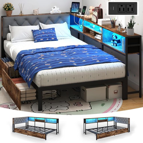 Twin corner bed frame with - twin,