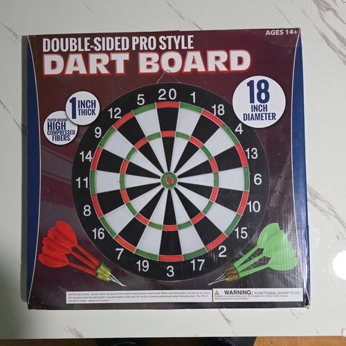 Dartboard 18in double sided - dartboard,