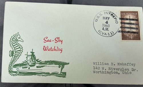 Navy postal history cover - us,