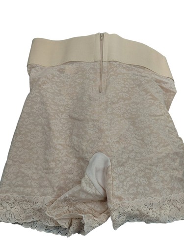 Vintage beige laced girdle - laced,