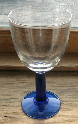 Vintage cobalt thick stemmed - vintage,