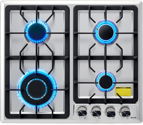 Inch gas cooktop burners - inch,