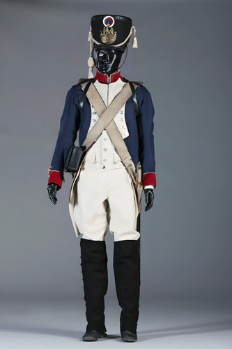 Men blue french napoleonic - blue,