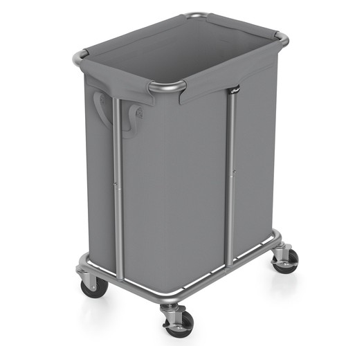 Laundry basket with - basket, wheels