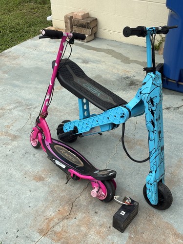 Scooter and pink - and,
