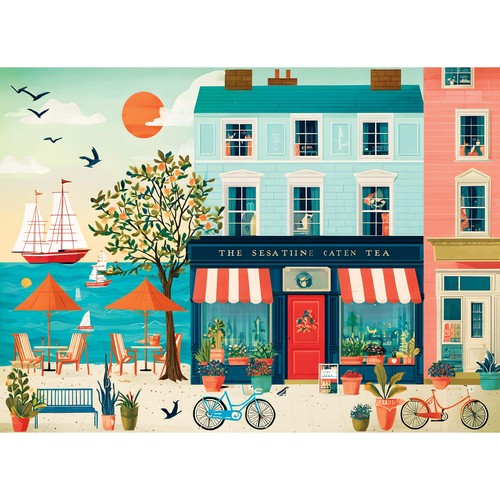 Colorful 500 piece jigsaw - colorful,