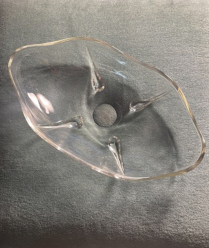 Glass candy nut mint dish - candy,
